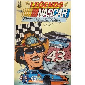 Vintage 1990 Legends of Nascar Comic Book #2 Richard Petty #43 STP
